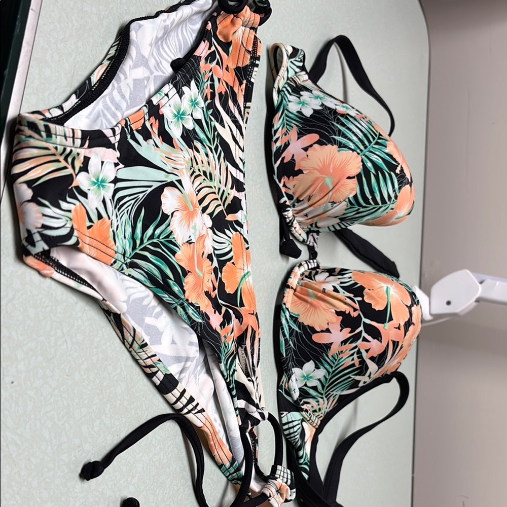 Tropical Floral Bikini Set